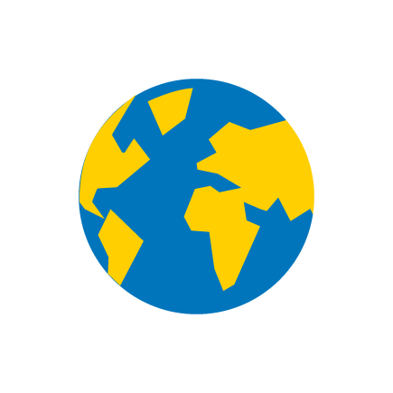 A digital illustration of the Earth as seen from space.