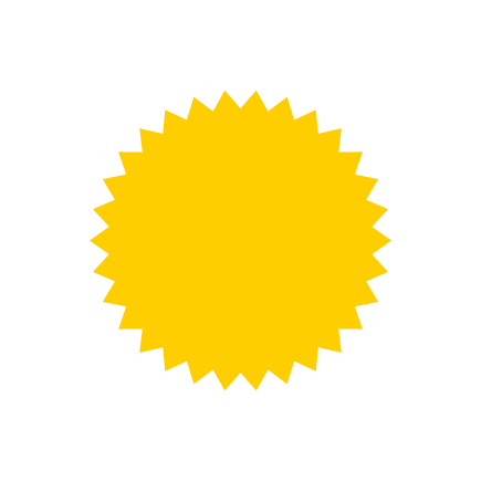 A decorative circle