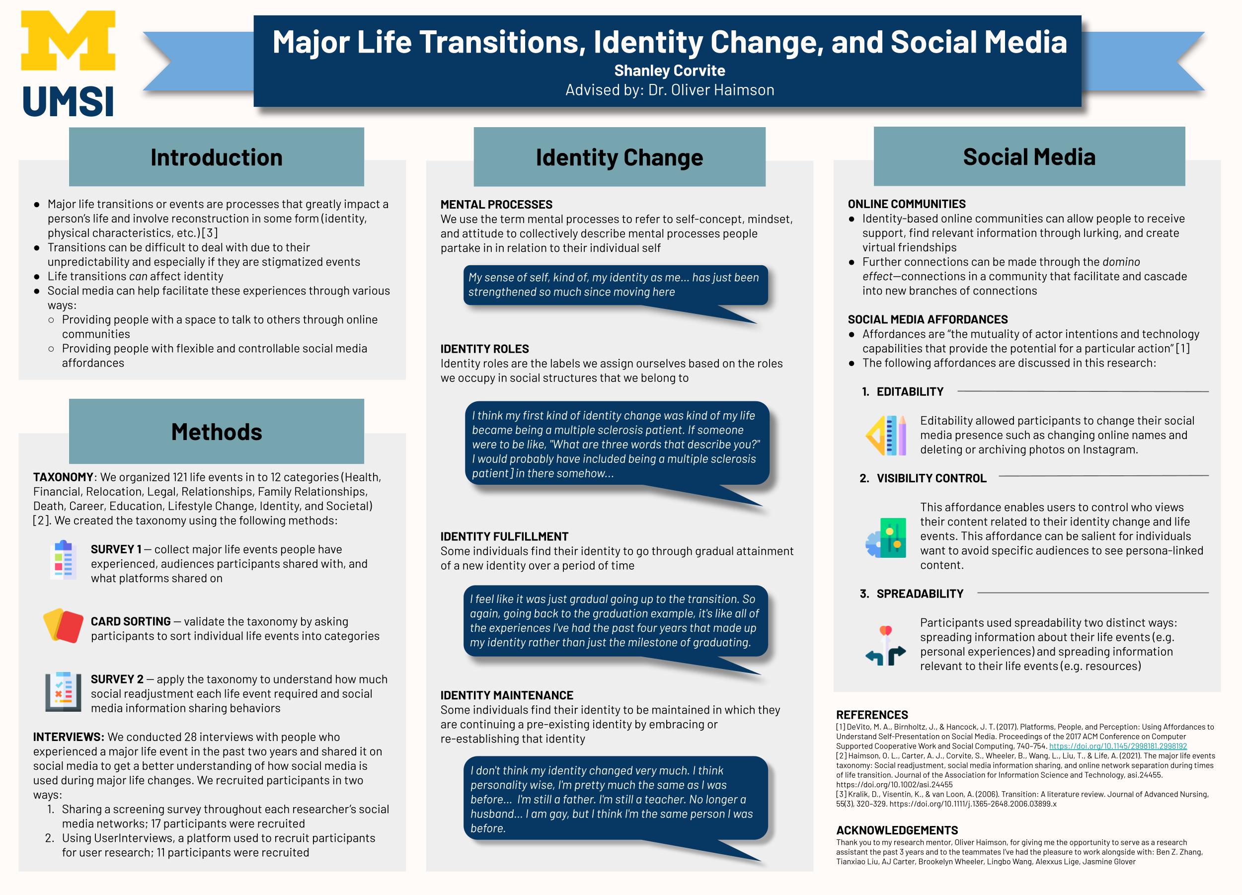 Shanley's research poster