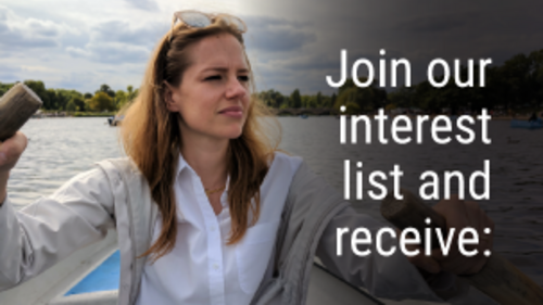 join our interest list and receive
