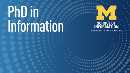 UMSI PhD in Information