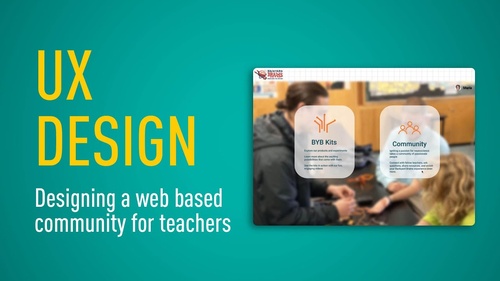 UX design: designing a web based community for teachers