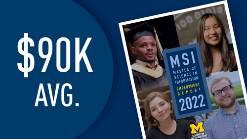 $90K average salary. The front page of the 2022 MSI employment report.