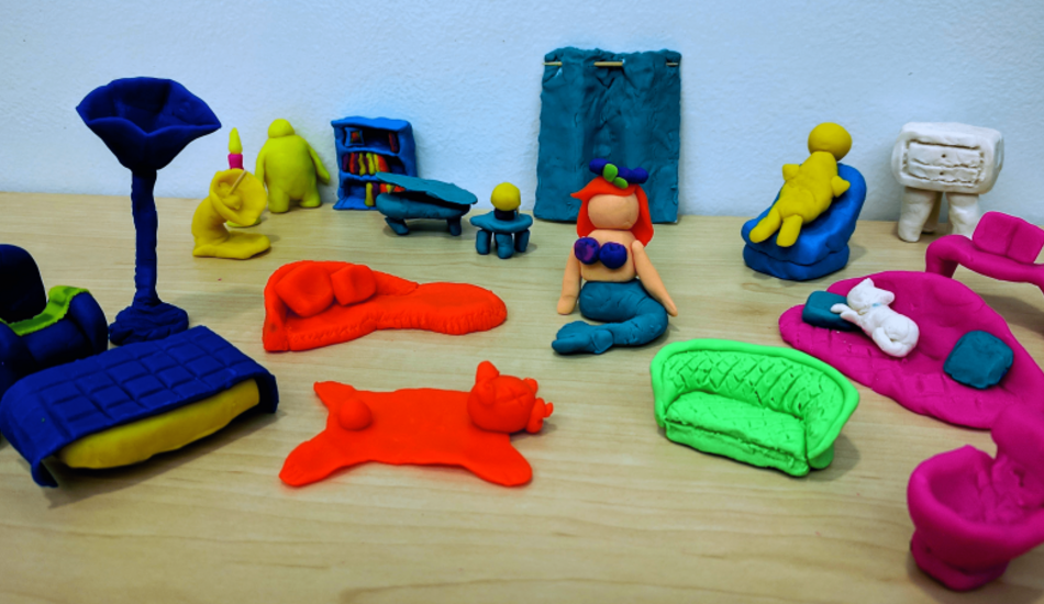 Play-Doh figurines