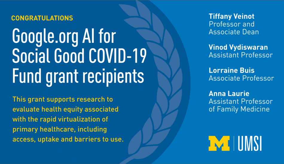 Congratulations Google.org AI for Social Good COVID-19 Fund grant recipients