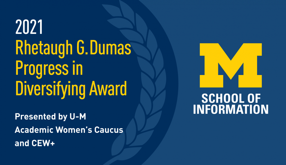 2021 Rhetaugh G. Dumas Progress in Diversifying Award