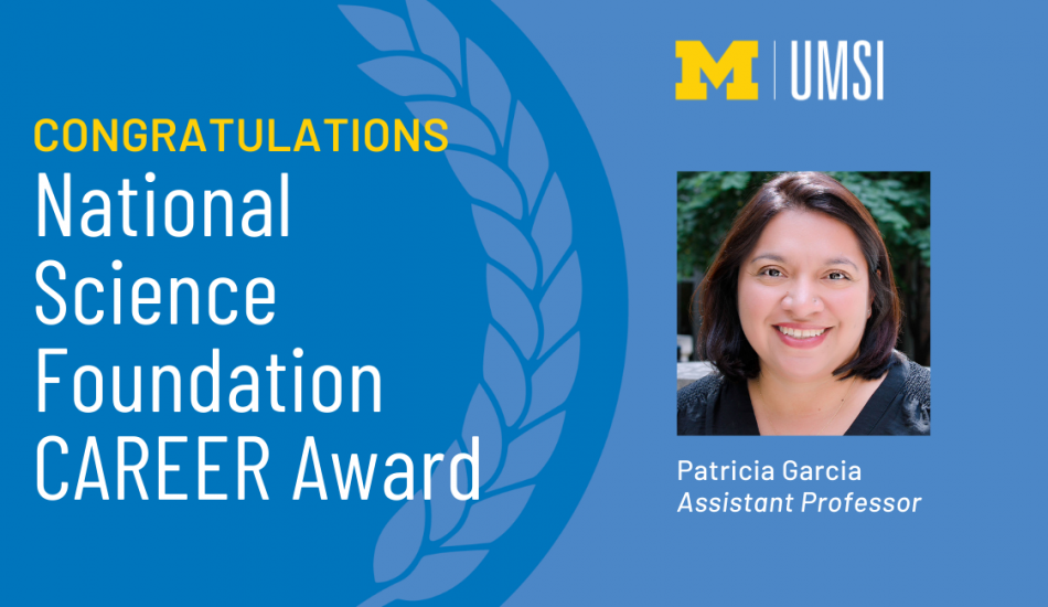 Congratulations Patricia Garcia