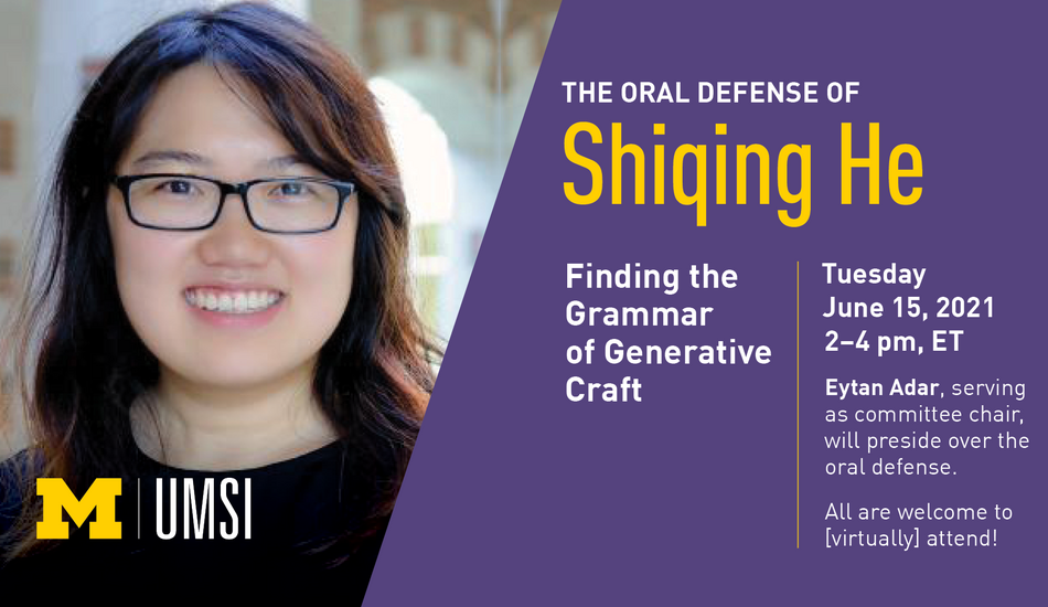 Graphic featuring Shinquing's headshot next to the event details