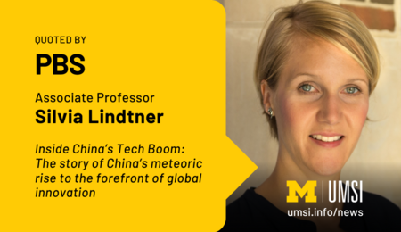 Quoted by PBS. Associate professor Silvia Lindtner. Inside China's Tech Boom: The story of China's meteoric rise to the forefront of global innovation.
