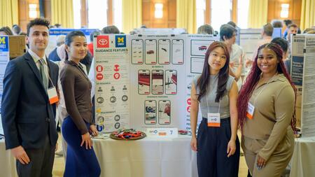 Jack Mintzer, Zoe Zhang, Angel Huang and Caira Blevins collaborated with Toyota on a novel feature.