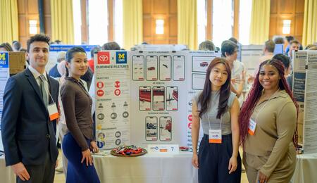 Jack Mintzer, Zoe Zhang, Angel Huang and Caira Blevins collaborated with Toyota on a novel feature.