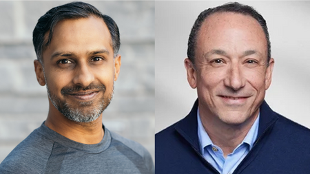 Side-by-side headshots of Nikhil Sharma and Darren Dworkin