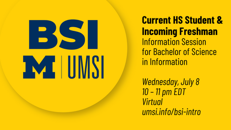 A BSI logo with session dates