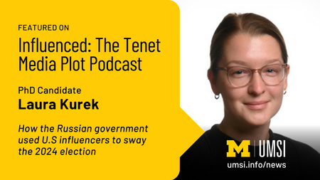 Featured on Influenced: The Tenet Media Plot Podcast. PhD Candidate Laura Kurek. How the Russian government used U.S influencers to sway the 2024 election. 