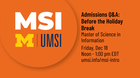 Admissions Q&A session invitation