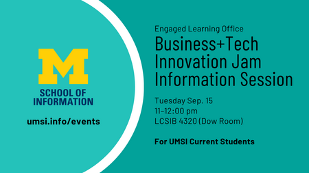 Business+Tech Innovation Jam Information Session