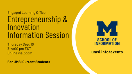 Entrepreneurship & Innovation Information Session