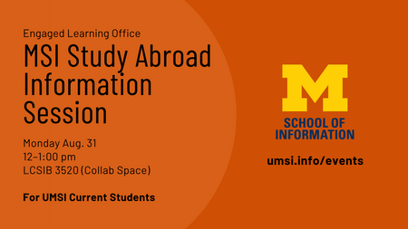 MSI Study Abroad Information Session