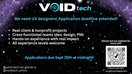 VOID Tech UX designer application