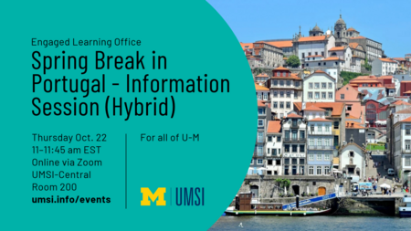 Spring Break in Portugal - Information Session (Hybrid)