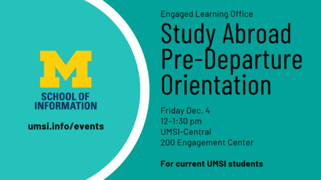 Study Abroad Pre-Departure Orientation