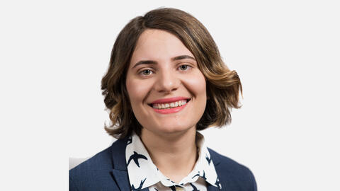 Portrait of one of the new faculty members, Nazanin Andalibi