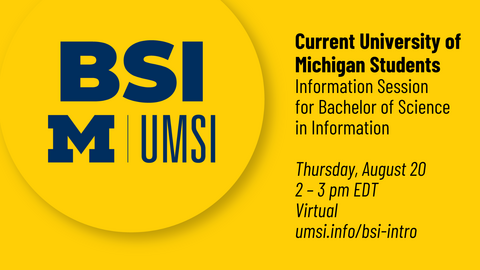 A BSI logo with session dates
