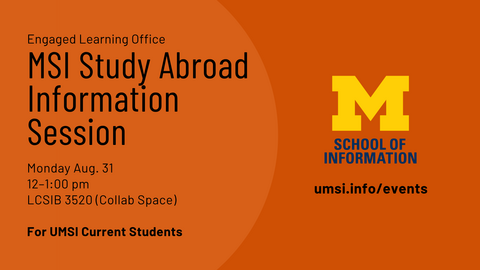 MSI Study Abroad Information Session