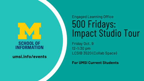 500 Fridays: Impact Studio Tour
