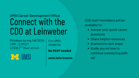 Teal background with event details in black text.