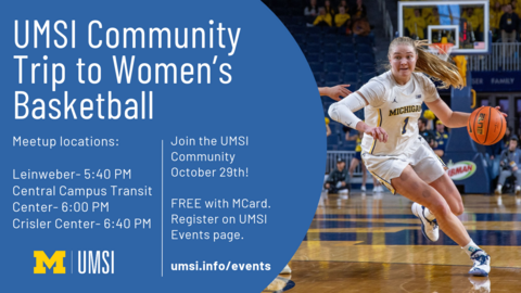 UMSI Community Trip to Women’s Basketball