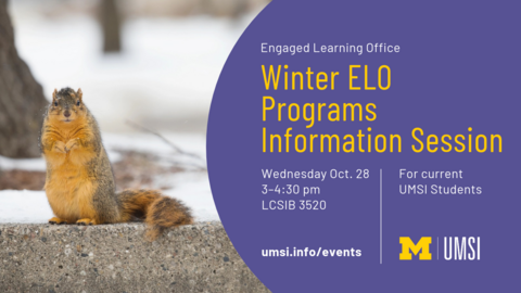Winter ELO Programs Information Session