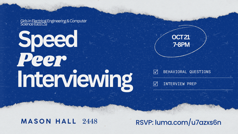 GEECS: Speed Peer Interviewing