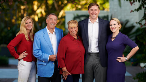 Left to Right:  Ashley Leinweber, Larry Leinweber, Claudia Babiarz, David Leinweber, and Jessica Leinweber 