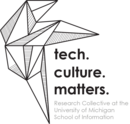 the tech.culture.matters. logo featuring an angular geometric shape containing many triangles.