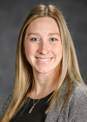 A headshot of Grace Groeger