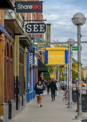 Downtown Ann Arbor street scape