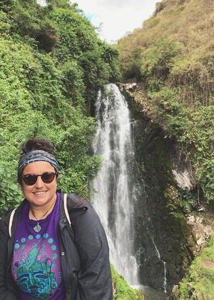 Madel Leal in Ecuador.
