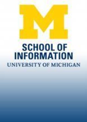 the UMSI logo, a placeholder